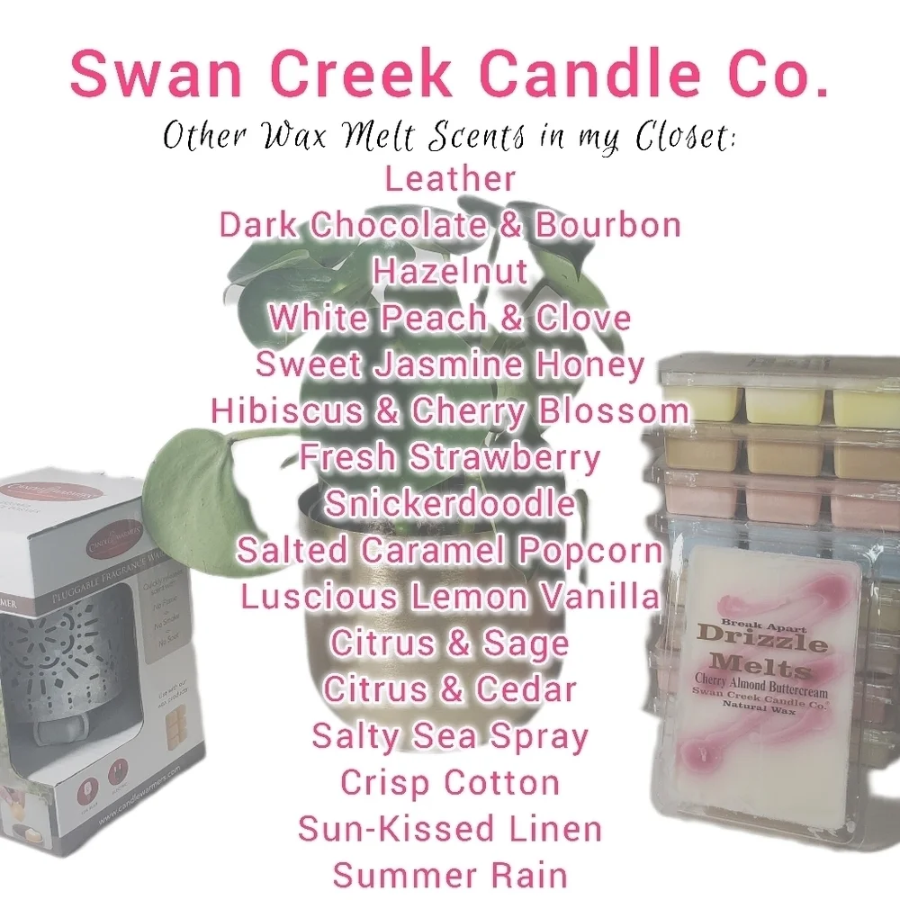 SWAN CREEK CANDLE CO. Break Apart (6) Herbal Melts 100% Natural Wax 5.25 oz NWT